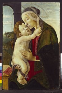 De Maagd en het Kind door Sandro Botticelli